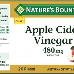 Nature's Bounty Apple Cider Vinegar 480 mg (200 Tablets) 