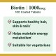 Nature's Bounty Biotin 1000 mcg 100 Coated Tablets