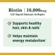 Nature's Bounty Biotin 10000 mcg (120 Rapid Release Softgels)