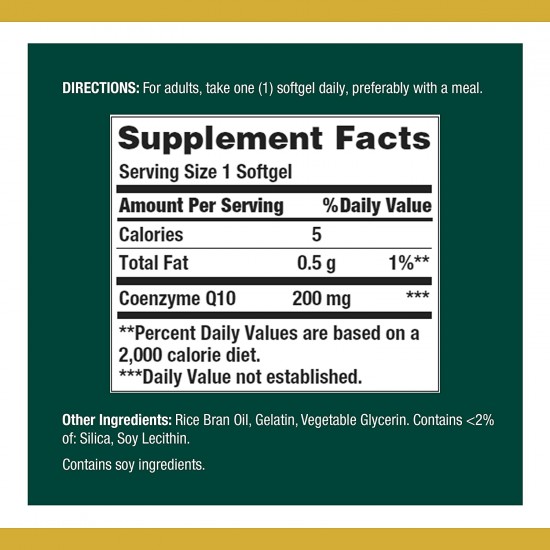 Nature's Bounty CoQ-10 200mg 45 softgels