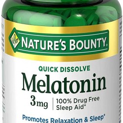 Melatonin 3 mg - 240 Quick Dissolve Tablets