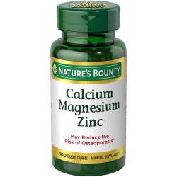 Nature's Bounty Calcium Magnesium Zinc- 100 Caplets