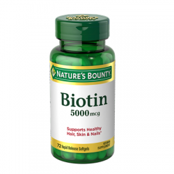 Nature's Bounty Biotin 5000 mcg 72 Softgels