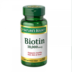 Nature's Bounty Biotin 10000 mcg (120 Rapid Release Softgels)
