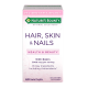 Nature's Bounty Hair, Skin & Nails 3,000mcg of Biotin 60 Coated Caplets