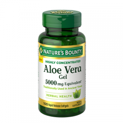 Nature's Bounty Aloe Vera Gel 5,000mg (100 Rapid Release Softgels)
