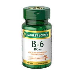 Nature’s Bounty Vitamin B-6 100 mg (100 Tablets) 