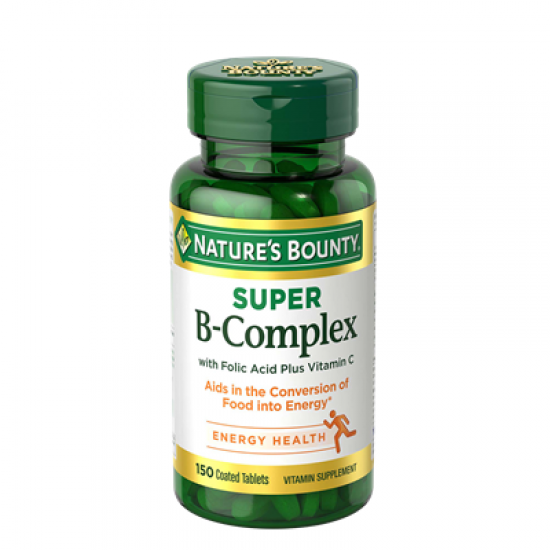 Nature's Bounty Super B-Complex with Folic Acid Plus Vitamin C