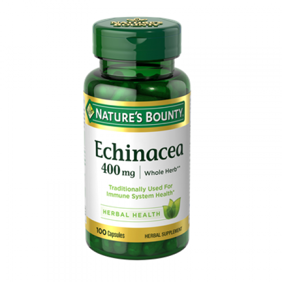 Nature’s Bounty Echinacea 400 mg 100 Capsules 