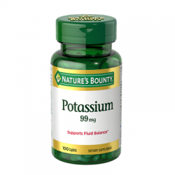 Nature's Bounty Potassium 99 mg (100 Caplets) 