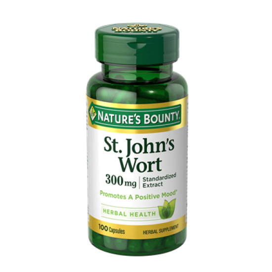 Nature’s Bounty St. John’s Wort 300 mg 100 Capsules