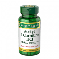 Nature's Bounty Acetyl L-Carnitine HCl 400mg (30 Capsules)