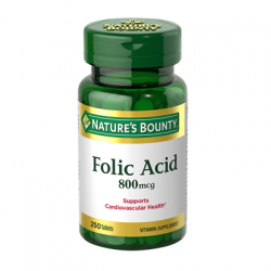 Nature’s Bounty Folic Acid 400 mcg (250 Tablets)