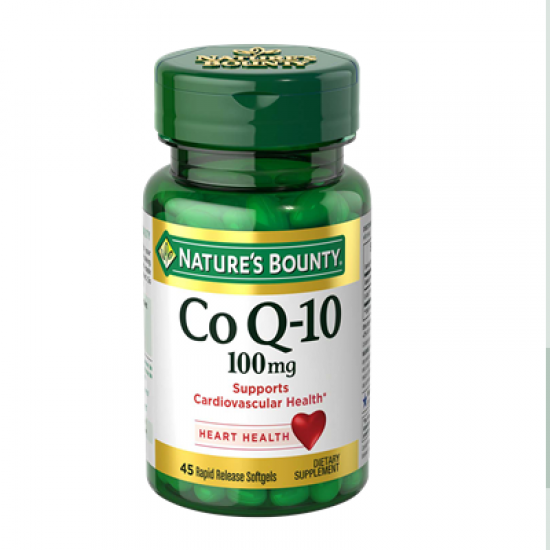 Nature's Bounty CoQ-10 100mg 45 Rapid Release Softgels
