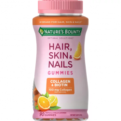 Nature's Bounty Hair, Skin, & Nails Collagen & Biotin 100mg (90 Gummies)