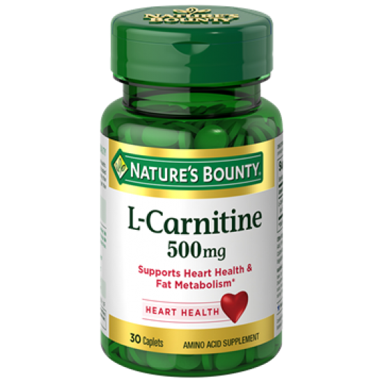 Nature's Bounty L-Carnitine 500mg (30 Caplets)