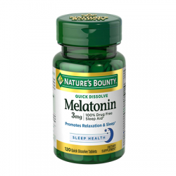 Nature’s Bounty Melatonin 3 mg , 120 Quick Dissolve Tablets  
