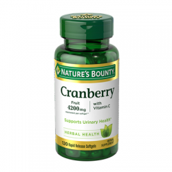 Nature's Bounty Cranberry 4,200 mg 120 Rapid Release Softgels