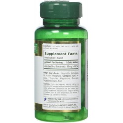Nature's Bounty Zinc 50 mg (100 Caplets)
